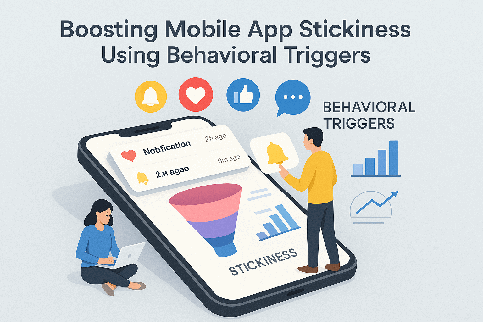 Boosting Mobile App Stickiness Using Behavioral Triggers